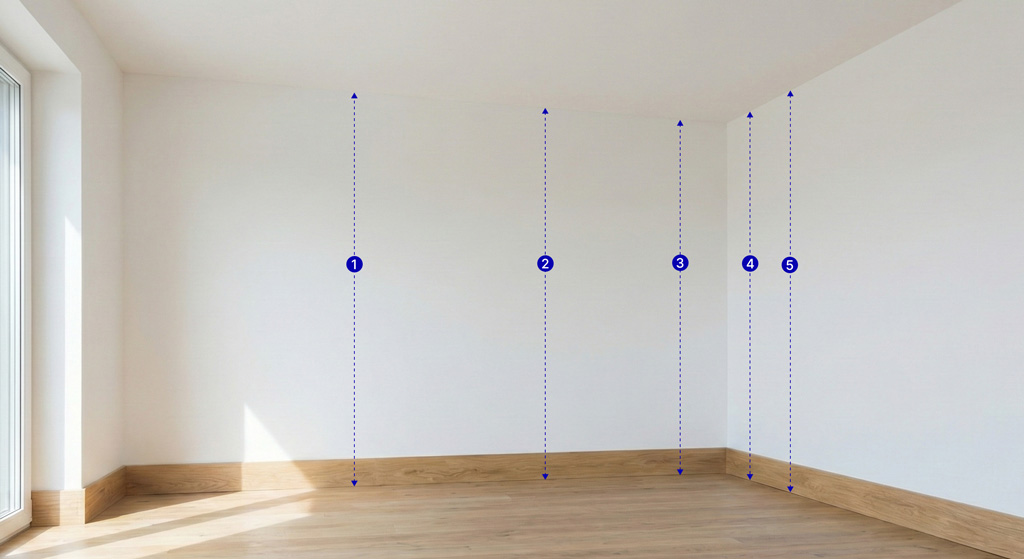 Köşe mobilyalar için ölçü alma görseli